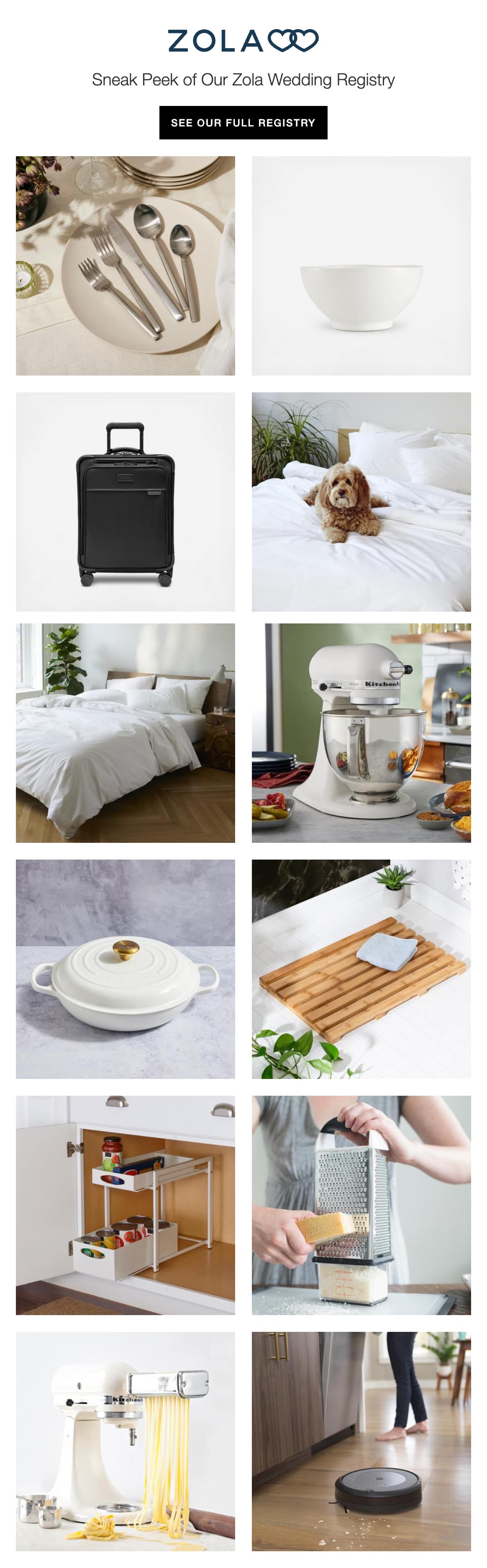 Our wedding registry